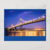 Oakland Bay Bridge Briefkaart (Voorkant)