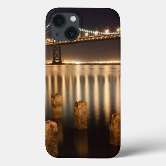 Oakland Bay Bridge nachtelijke reflecties. Case-Mate iPhone Case (Achterkant)