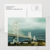 Oakland Bay Bridge San Francisco Briefkaart (Voorkant / Achterkant)