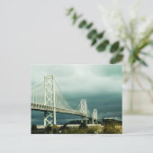 Oakland Bay Bridge San Francisco Briefkaart (Staand voorkant)