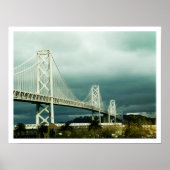 Oakland Bay Bridge San Francisco Poster (Voorkant)