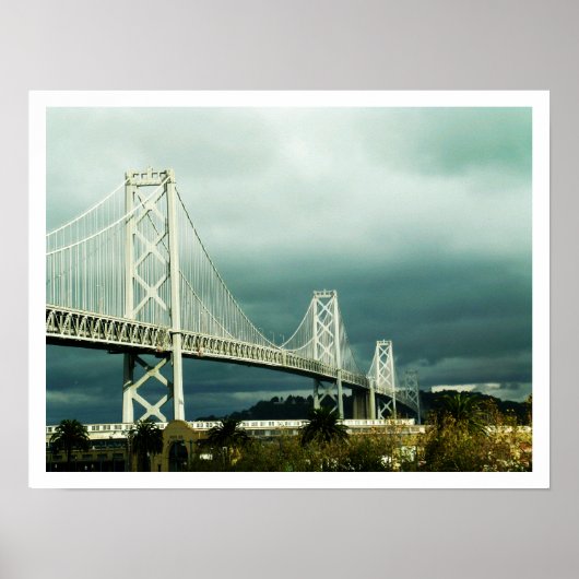 Oakland Bay Bridge San Francisco Poster (Voorkant)