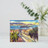 OAKLAND BAY SAN FRANCISCO SKYLINE PARTY INVITATION KAART (Staand voorkant)