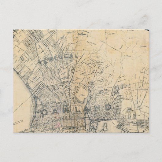 Oakland, Berkeley, Alameda Briefkaart (Voorkant)