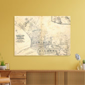 Oakland, Berkeley, Alameda Canvas Afdruk (Insitu (Woonkamer))
