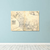 Oakland, Berkeley, Alameda Canvas Afdruk (Insitu (Houten vloer))