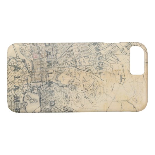 Oakland, Berkeley, Alameda Case-Mate iPhone Case (Achterkant (Horizontaal))