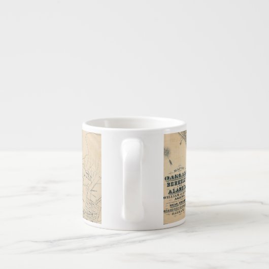 Oakland, Berkeley, Alameda Espresso Kop (Achterkant)