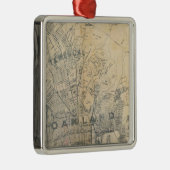 Oakland, Berkeley, Alameda Metalen Ornament (Rechts)