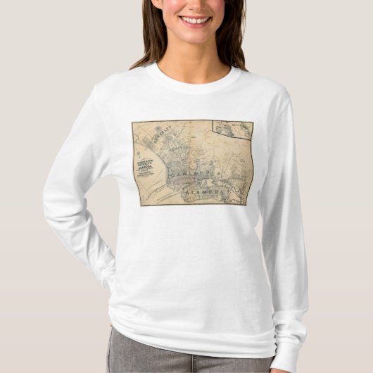 Oakland, Berkeley, Alameda T-shirt (Voorkant)