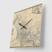 Oakland, Berkeley, Alameda. Vierkante Klok (Hoek)