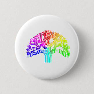 Oakland Boom Regenboog Ronde Button 5,7 Cm