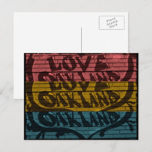 Oakland. Briefkaart (Voorkant / Achterkant)