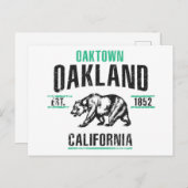Oakland Briefkaart (Voorkant / Achterkant)