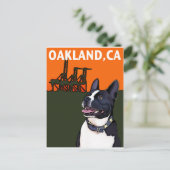 OAKLAND, CA Mutt - Harry Briefkaart (Staand voorkant)