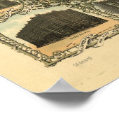 Oakland California 1899 Panoramic Map Poster (Hoek)