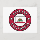 Oakland California Briefkaart (Voorkant)