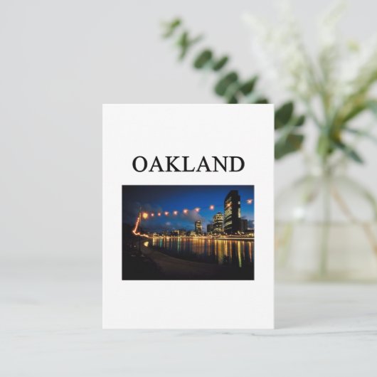 OAKLAND california Briefkaart (Staand voorkant)