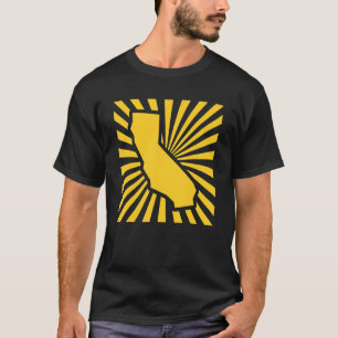 Oakland California Green and Yellow Burst Gr. T-shirt