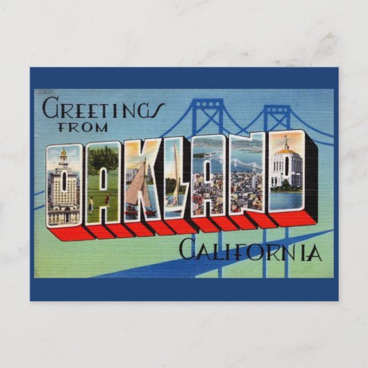 Oakland California  Greeting Briefkaart (Voorkant)