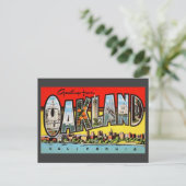 Oakland California Greeting Briefkaart (Staand voorkant)