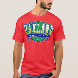 Oakland California Hockey Retro Golden Zee T-shirt