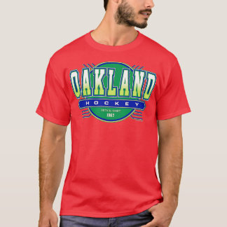 Oakland California Hockey Retro Golden Zee T-shirt