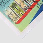 Oakland California, Old Vintage Travel Souvenir Tissuepapier (Detail)