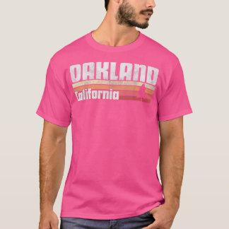 Oakland California Retro Style  70s 90s T-shirt