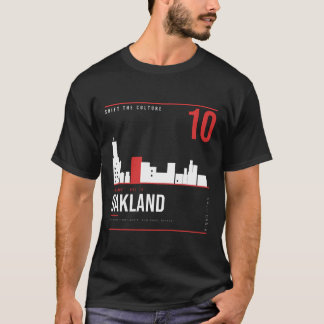 Oakland California Silhouette ShiftTape Vol 10 T-shirt