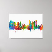 Oakland California Skyline Canvas Afdruk (Voorkant)