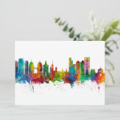 Oakland California Skyline Kaart (Staand voorkant)