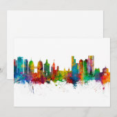 Oakland California Skyline Kaart (Voorkant / Achterkant)