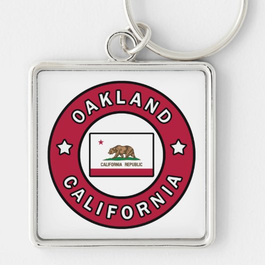 Oakland California Sleutelhanger (Voorkant)