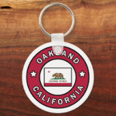 Oakland California Sleutelhanger (Voorkant)