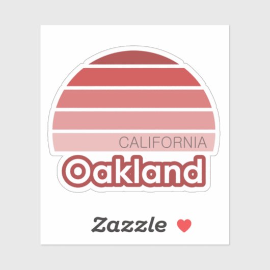 Oakland California Sticker (Vel)