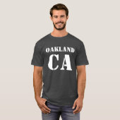 Oakland California Tee Shirt (Voorkant volledig)