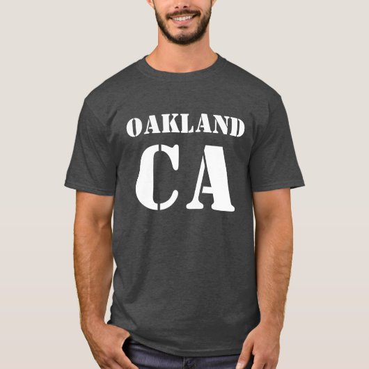 Oakland California Tee Shirt (Voorkant)