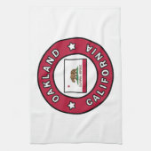 Oakland California Theedoek (Verticaal)