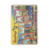 Oakland Californië  grote postauto Badmat (Voorkant Verticaal)