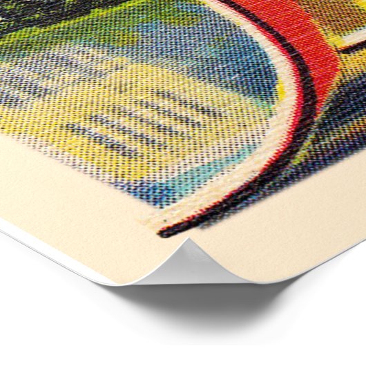 Oakland Californië  grote postauto Poster (Hoek)