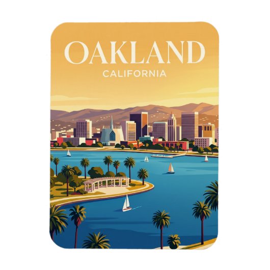 Oakland Californië Magneet (Verticaal)