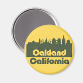 Oakland, Californië Magneet (Voorkant / Achterkant)