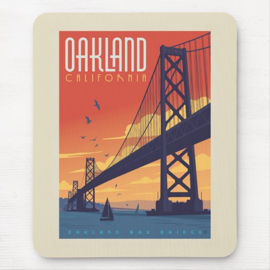 Oakland, Californië Muismat (Voorkant)