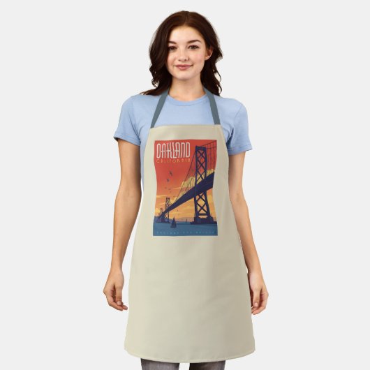 Oakland, Californië Schort (Gedragen)