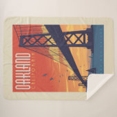 Oakland, Californië Sherpa Deken (Voorkant (horizontaal))