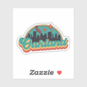 Oakland, Californië Sticker (Vel)