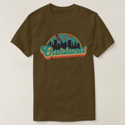 Oakland, Californië T-shirt (Design voorkant)
