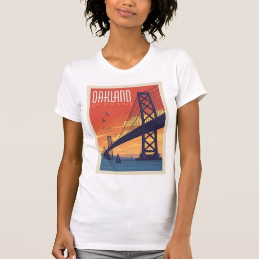 Oakland, Californië T-shirt (Voorkant)