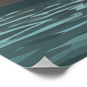 Oakland, Californië - Vintage reizen Poster (Hoek)